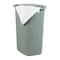 Mind Reader 60L Hamper Laundry Basket with Cutout Handles, Mint